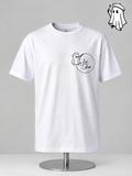 Franela ART GHOST Oversized Blanca.