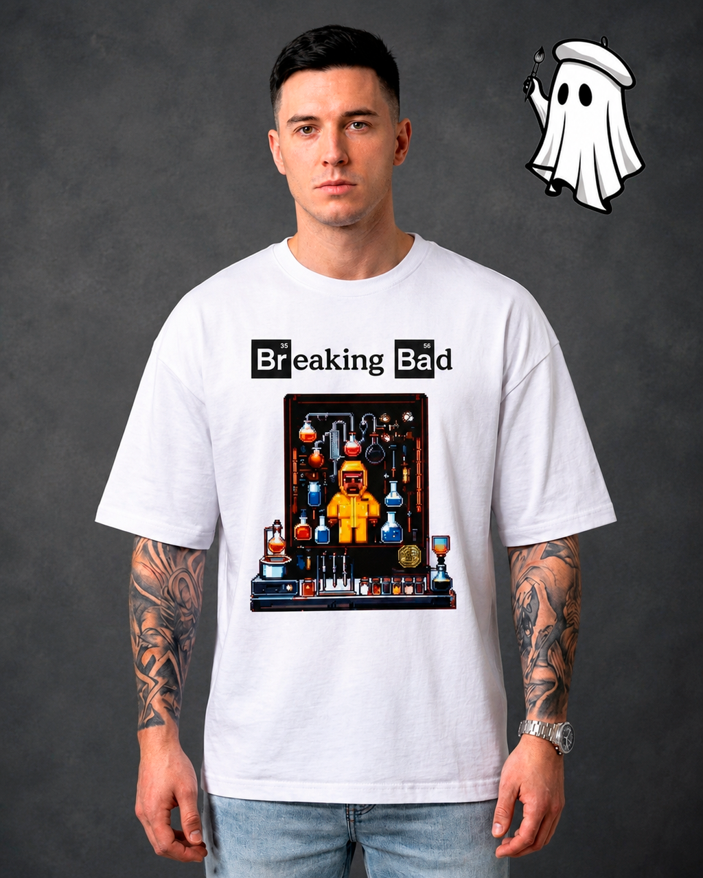 Franela Breaking Bad Oversized -EDICION LIMITADA-