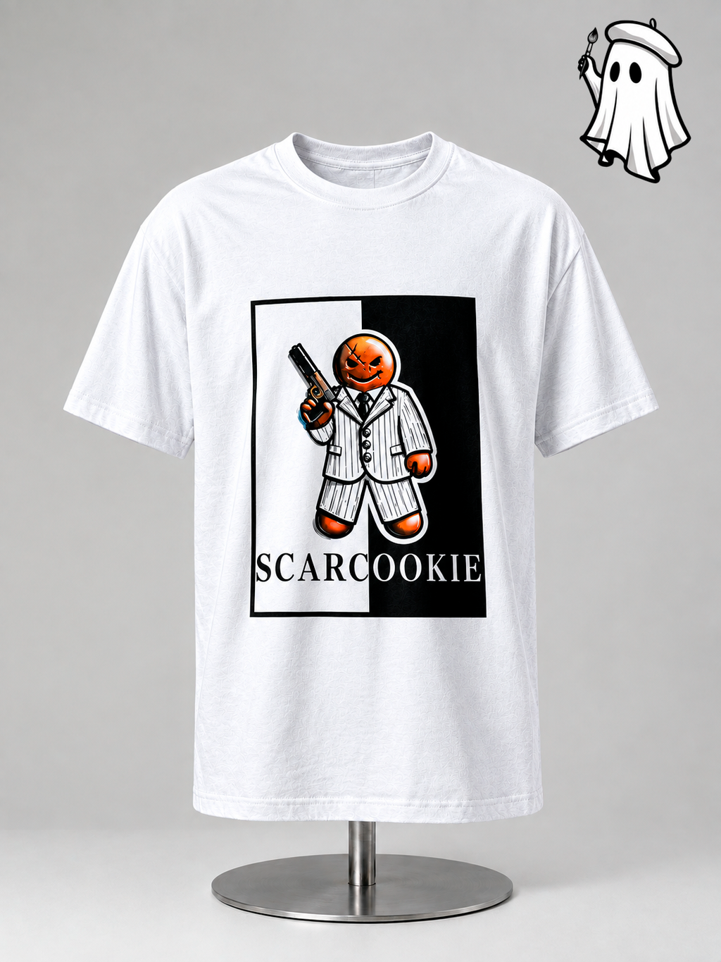 T-SHIRT DE SCARCOOKIE OVERSIZE